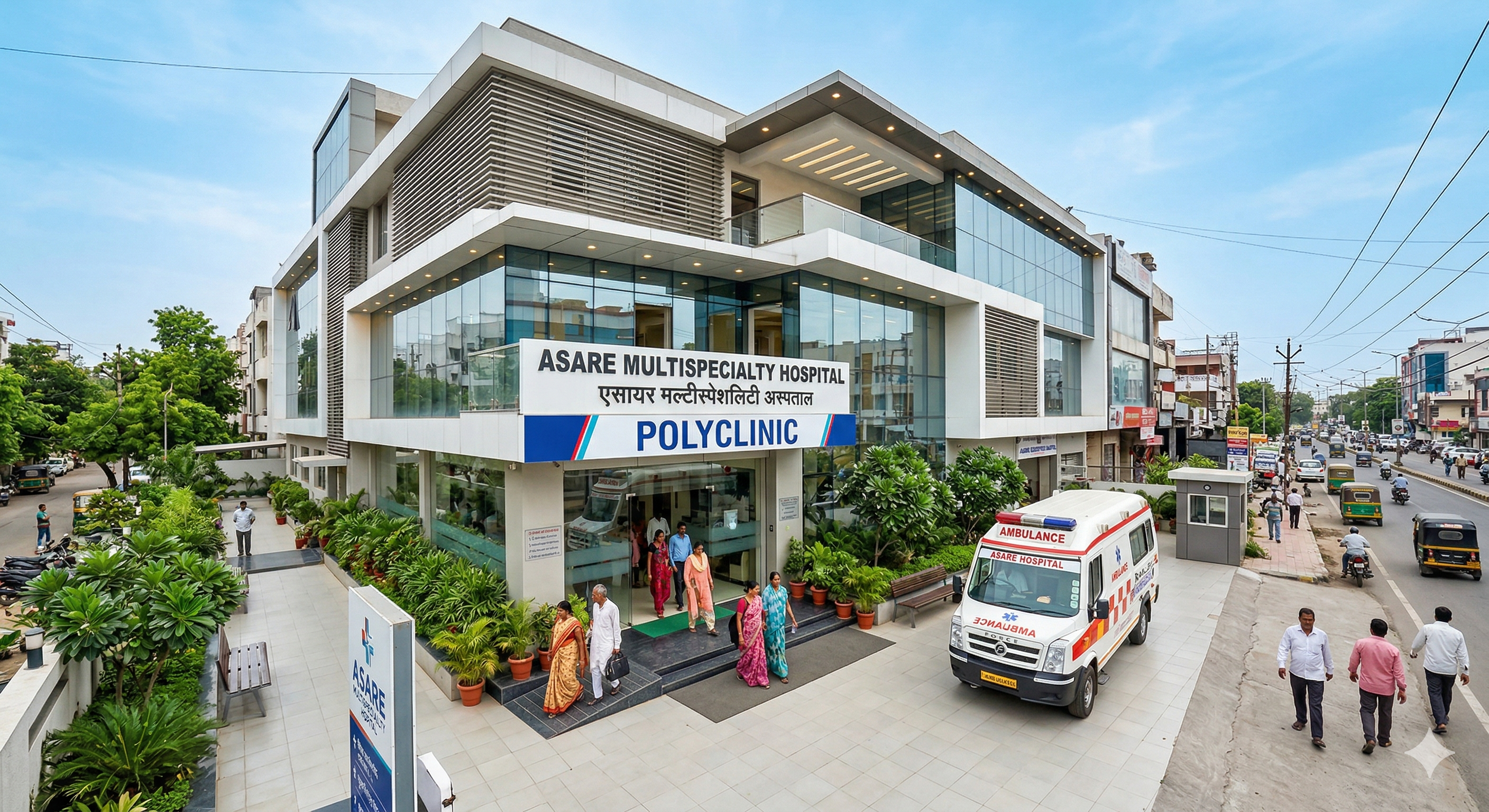 Asare Multispeciality Clinic Exterior